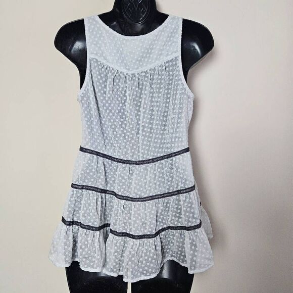 Maeve Swiss Dot Sheet Blouse - Picture 7 of 8